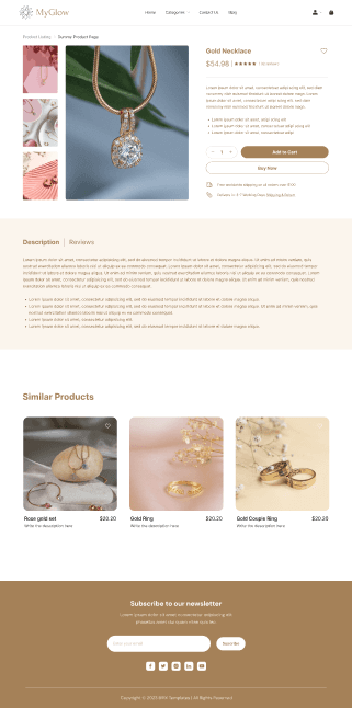 A product live on a ShopSynco storefront, with price, description and an Add to Cart button